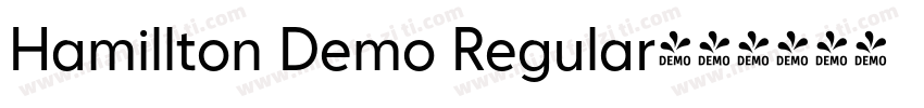 Hamillton Demo Regular字体转换